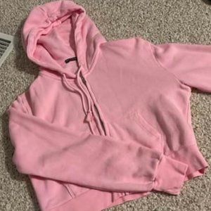 Bubblegum Pink Brandy Melville Crystal Hoodie